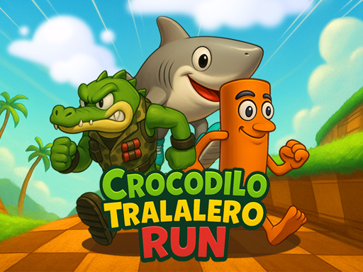 Crocodilo Tralalero Run Cover